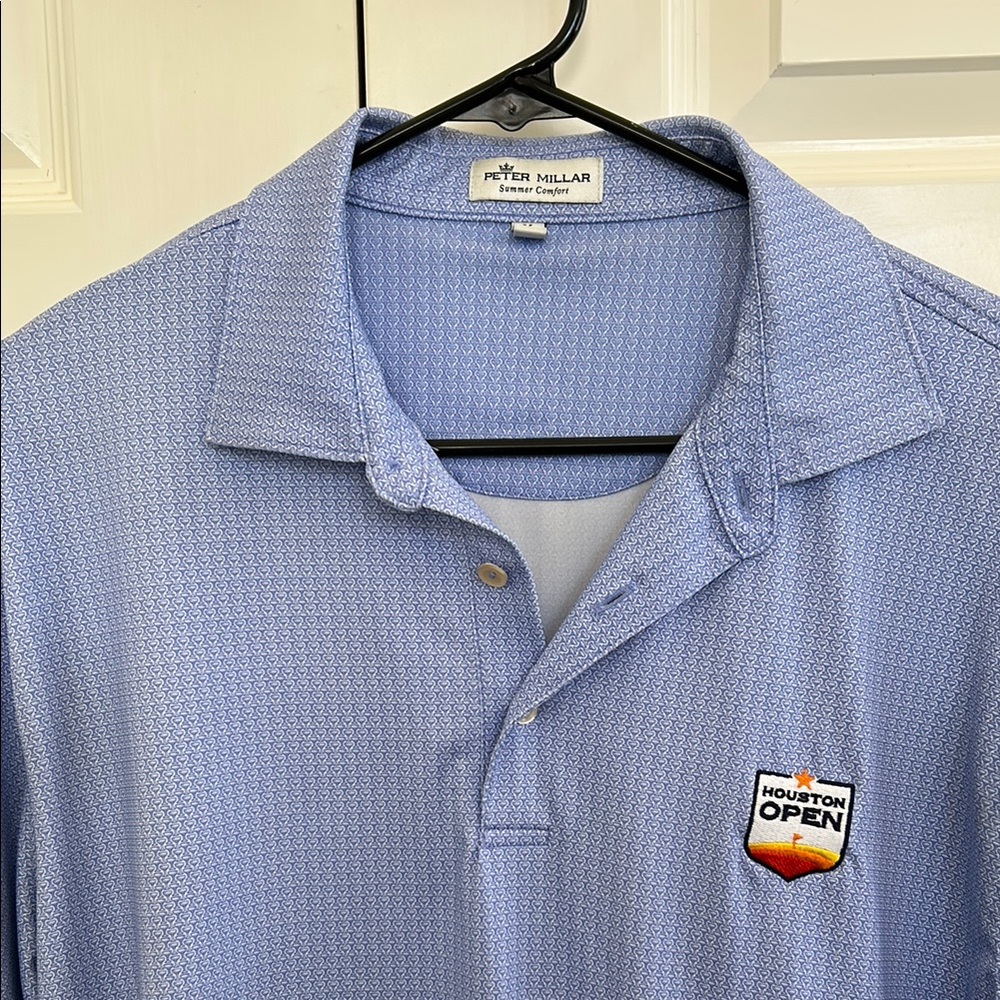Peter Millar Blue Houston Open Polo Shirt